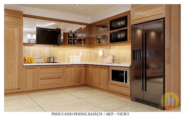 Không gian bếp Biệt thự Dịch Vọng